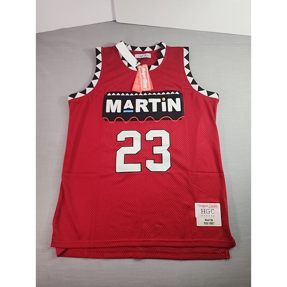 Martin Payne Basketball Jersey Mens Large Red Headgear Classics 23 Marty Mar